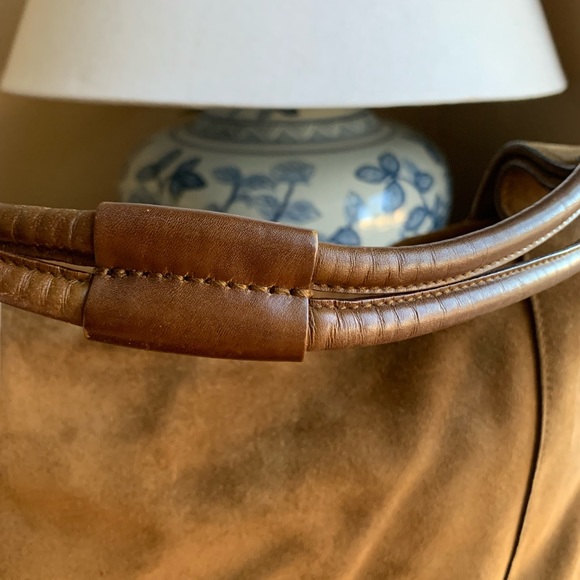 Gucci Brown Suede Structured Hobo Bag - Picture 5 of 14